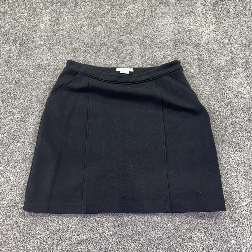 Boden Skirt Womens 10 Black Pencil Knit Lined Pockets Workwear Office Career